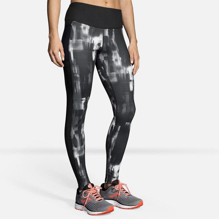 Brooks Greenlight Women's Running Leggings - Grey (92873-RNFS)